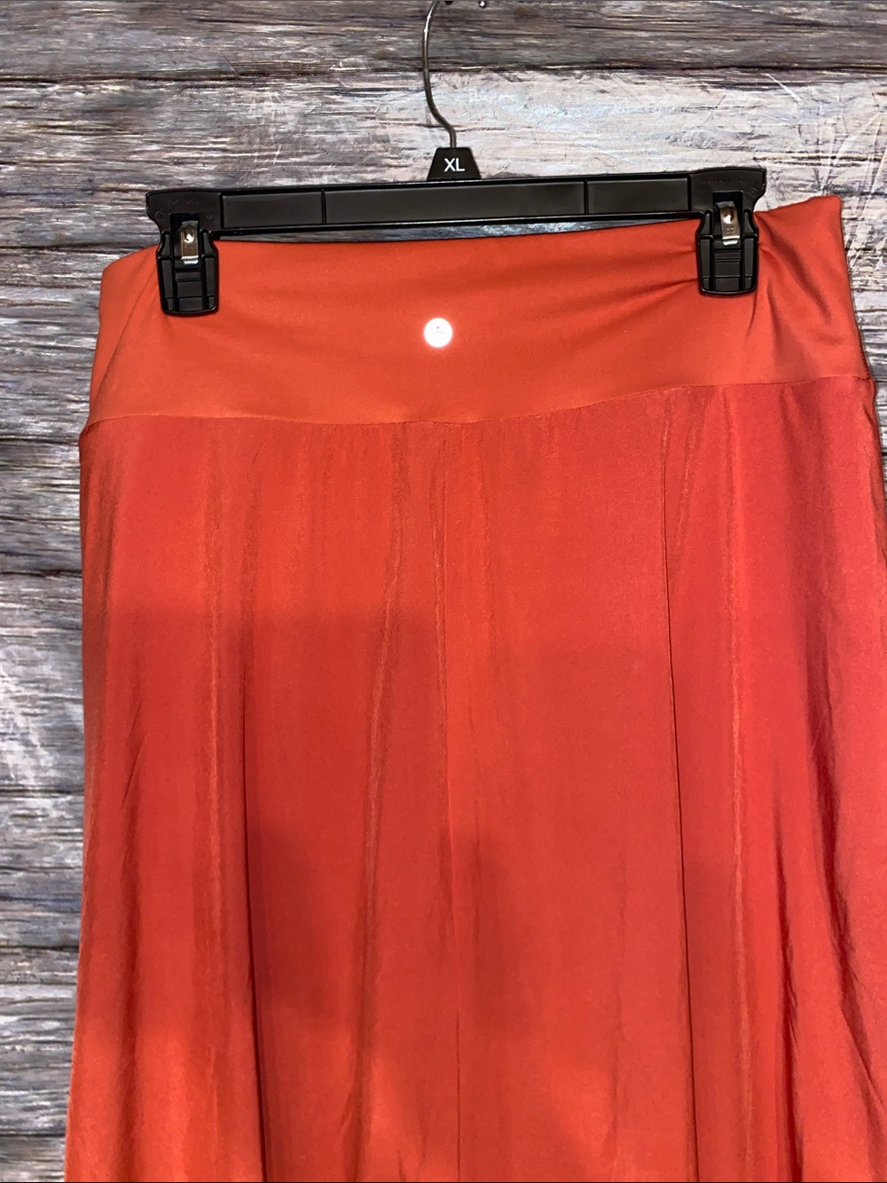 HALARA High-Low Ruffle Skirt in Rust - Picture 8 of 10